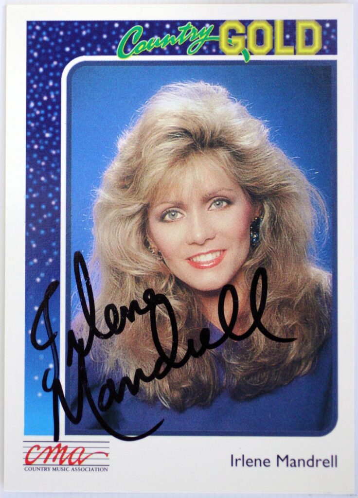 Irlene Mandrell Autographed Trading Card #2