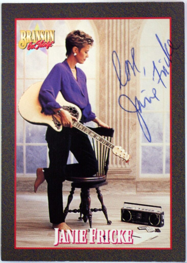 Janie Fricke Autographed Trading Card