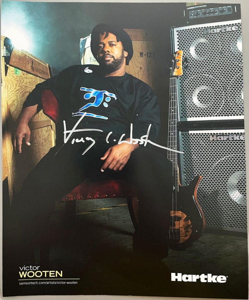 Victor Wooten (Bela Fleck & the Flecktones) Autographed Photo