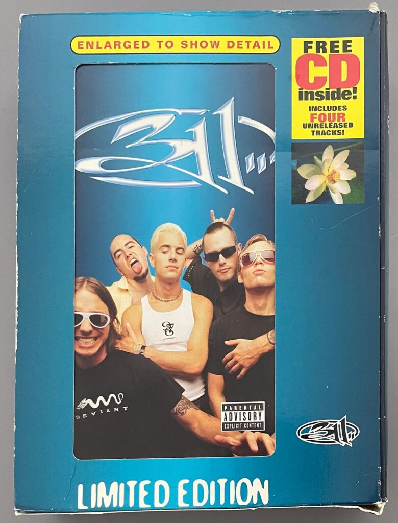 311 Enlarged to Show Detail Promotional VHS and CD