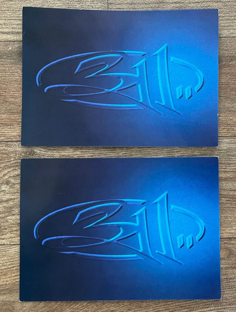 311 Album Release Promotional Postcard (2 Pack)