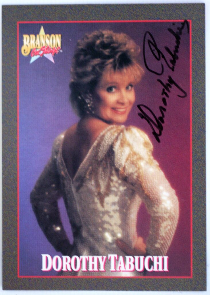 Dorothy Tabuchi Autographed Trading Card