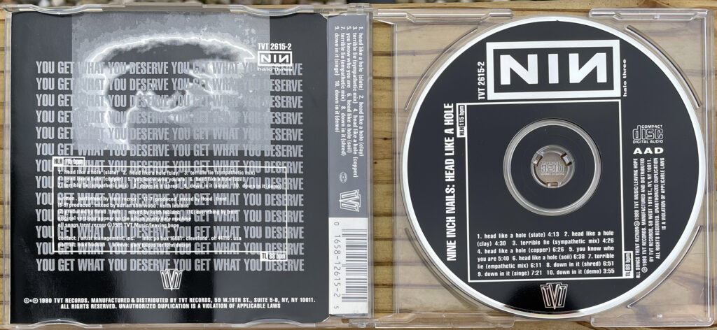 Nine Inch Nails - Head Like a Hole Maxi Single CD